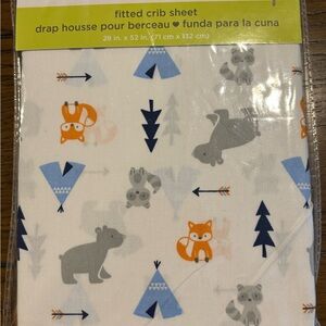 Animal Print Crib Sheet